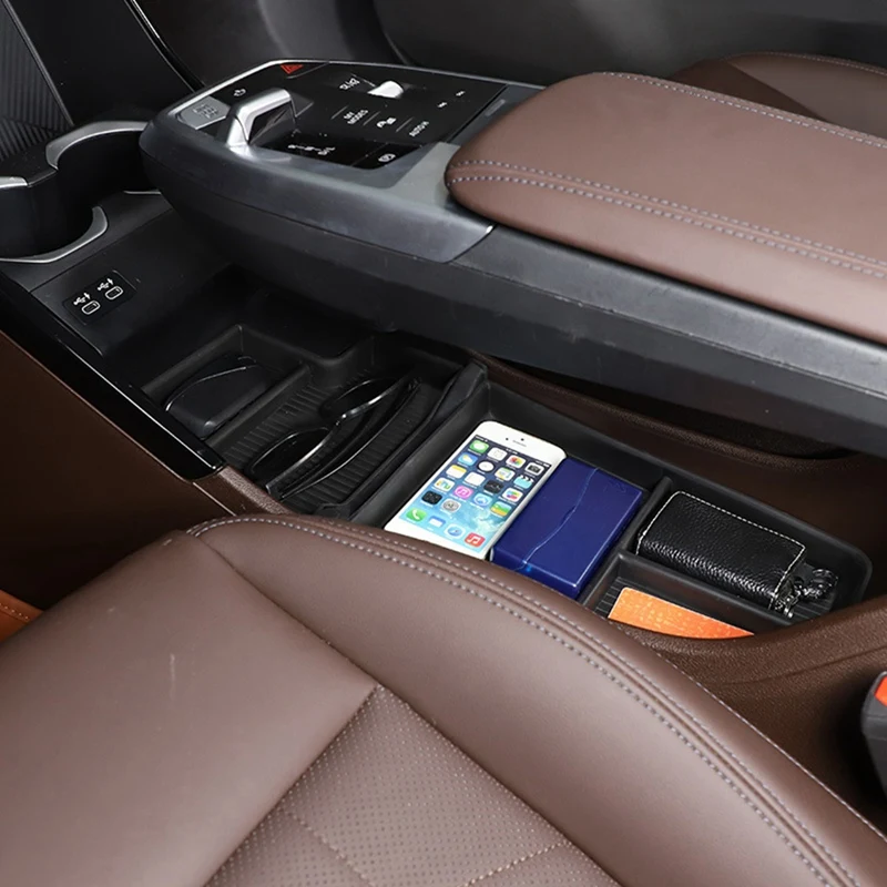 

NEW-Car Central Control Lower Storage Box Mobile Phone Tray Interior Replacement Parts For BMW X1 IX1 U10 U11 2023-2024