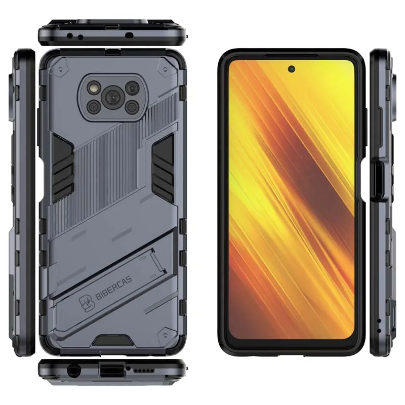 Shockproof Case For Xiaomi POCO X3 NFC GT Pro Phone Cover Back Coque for POCO X3 Pro X3pro X3nfc X3gt PocoX3 Armor Holder Case