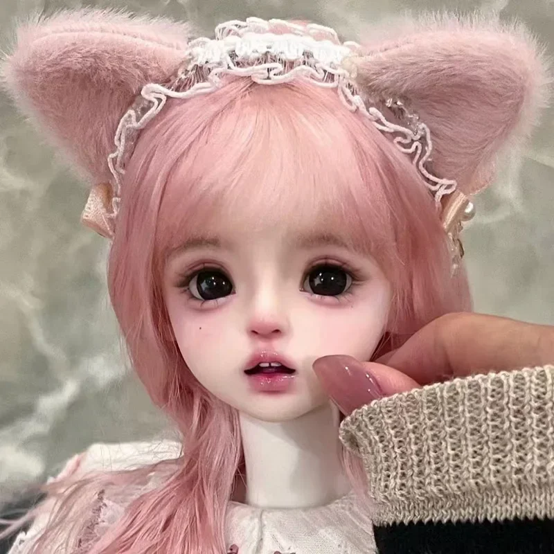 1 Pieces Open Head for 28cm Girls Doll 1/6 BJD White Skin Without Makeup DIY Toys