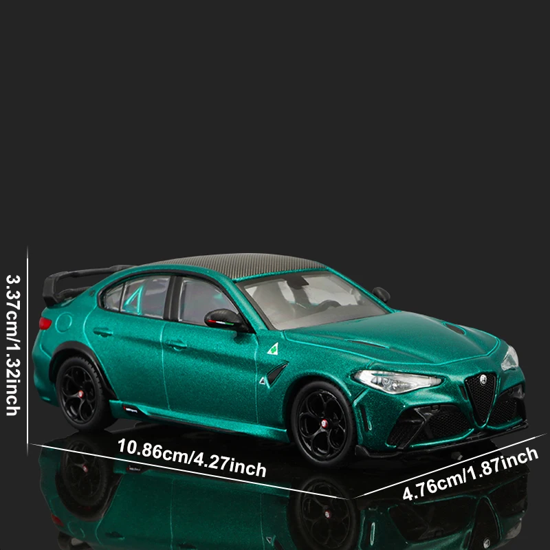 Bburago Alfa Romeo GTAm Cars Model 1:43 Alloy Luxury Vehicle Diecast Pull Back Cars Model Toy Collection Gift For Adults