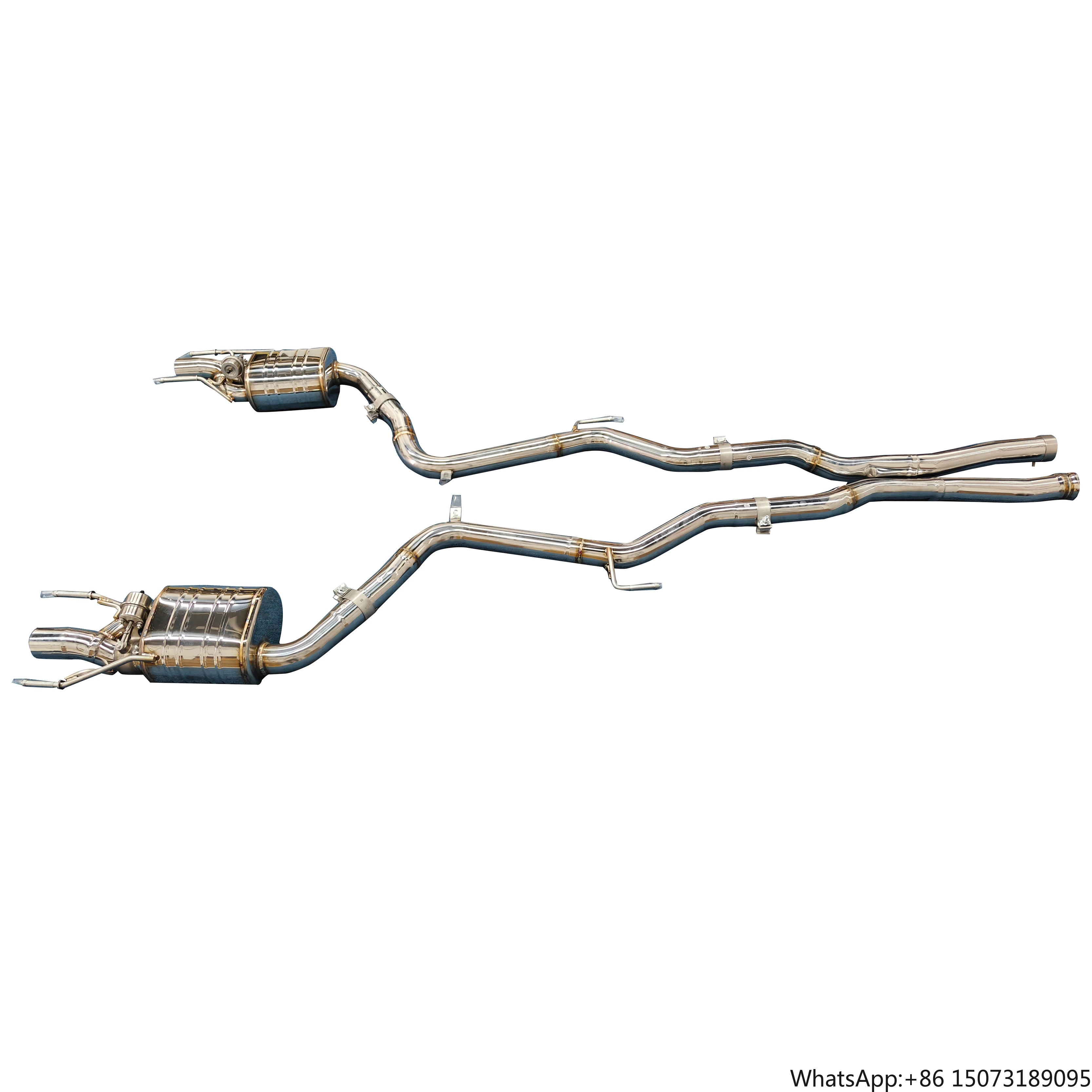 

CSZ Stainless Steel Valved Catback Exhaust for Mercedes-W221 S63 5.5TT Remote Control Valved Exhaust System