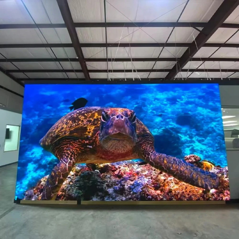 Leyside Hot Sale Indoor Fixed Installation Front Desk Service Commercial Showroom Light Emitting Diode Video Wall Screen