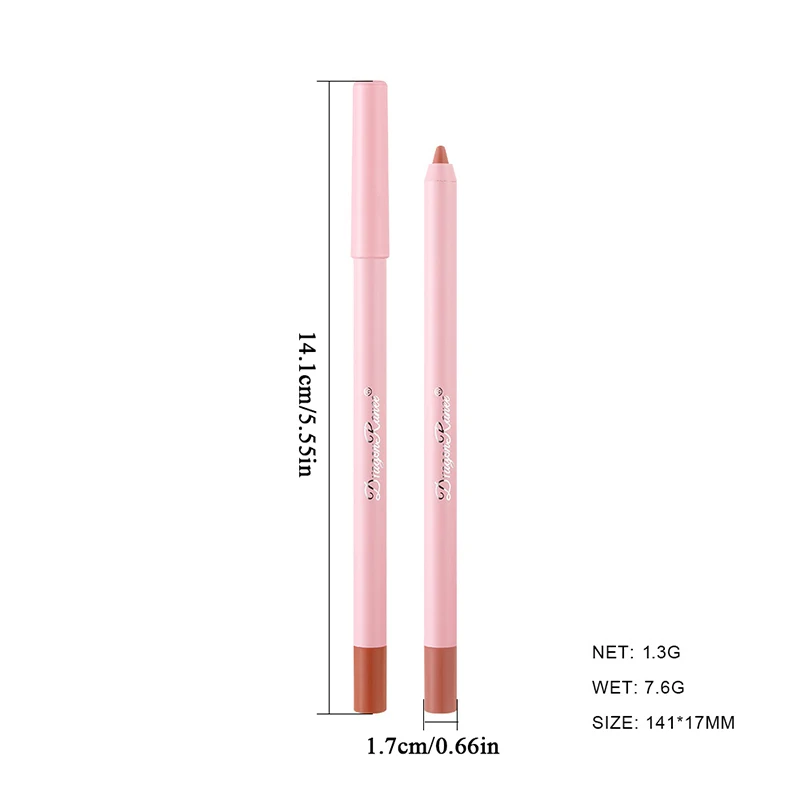 Matte Lip Liner Pencil Multicolor Waterproof Lip Contouring Makeup Lipstick Long Lasting Non-stick Cup Sexy Lipstick Cosmetics