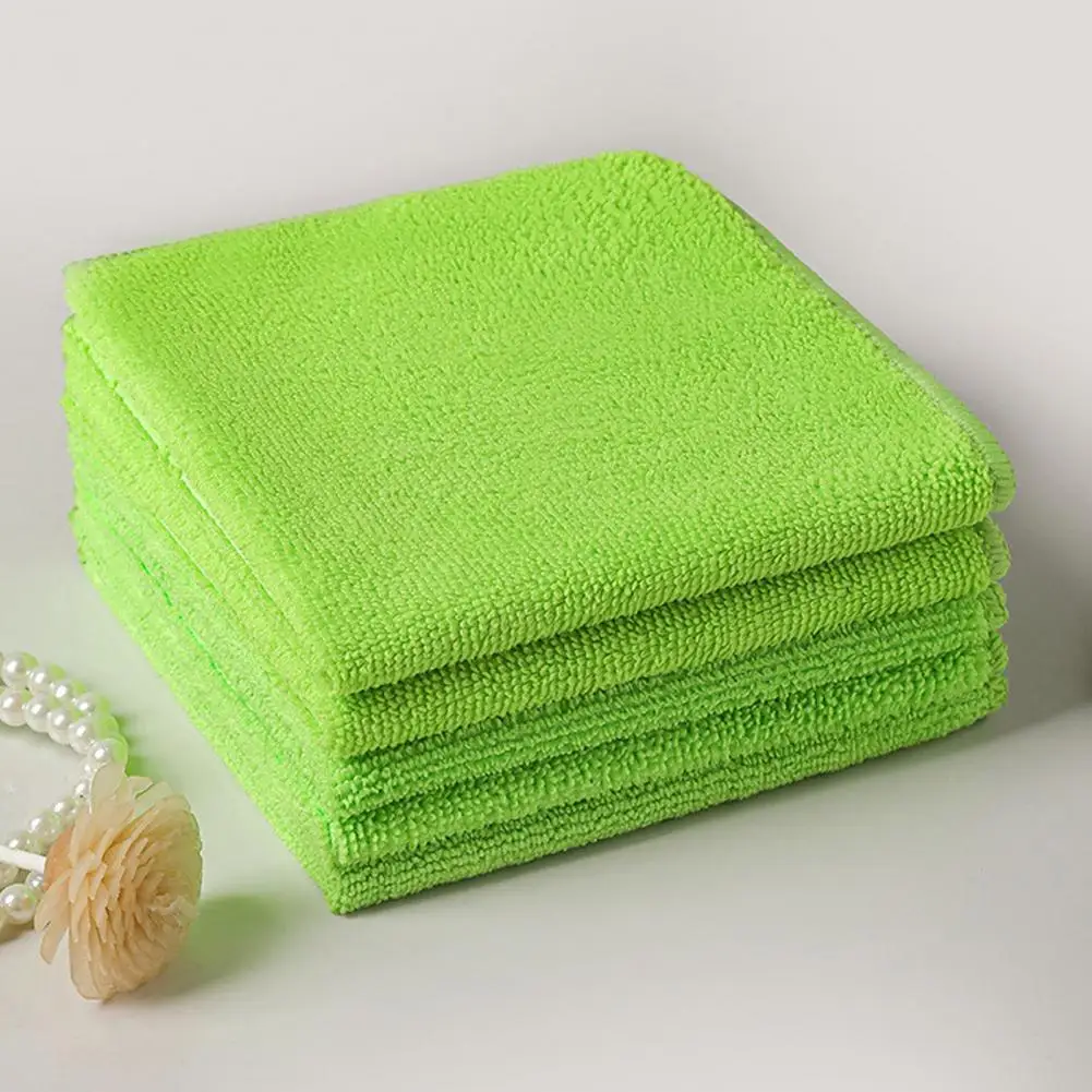 Microfiber Clothes Rags Highly Absorbent Kitchen Towels Set Microfiber Cotton Dish Cloths Oil Stain Remover Tea for Kitchen