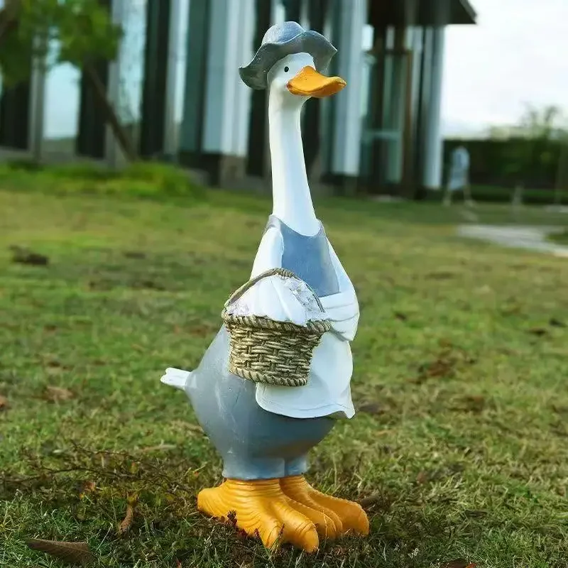 Nordic Duck Ornament Outdoor Garden Courtyard Crafts Creative Living Room TV Cabinet Entrance Decoration