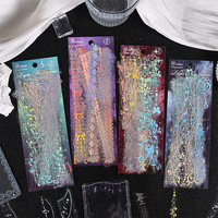 30pcs/lot Kawaii Scrapbook Sticker Night Fantasy Series Scrapbooking Supplies Planner Decorative Stationery Sticker