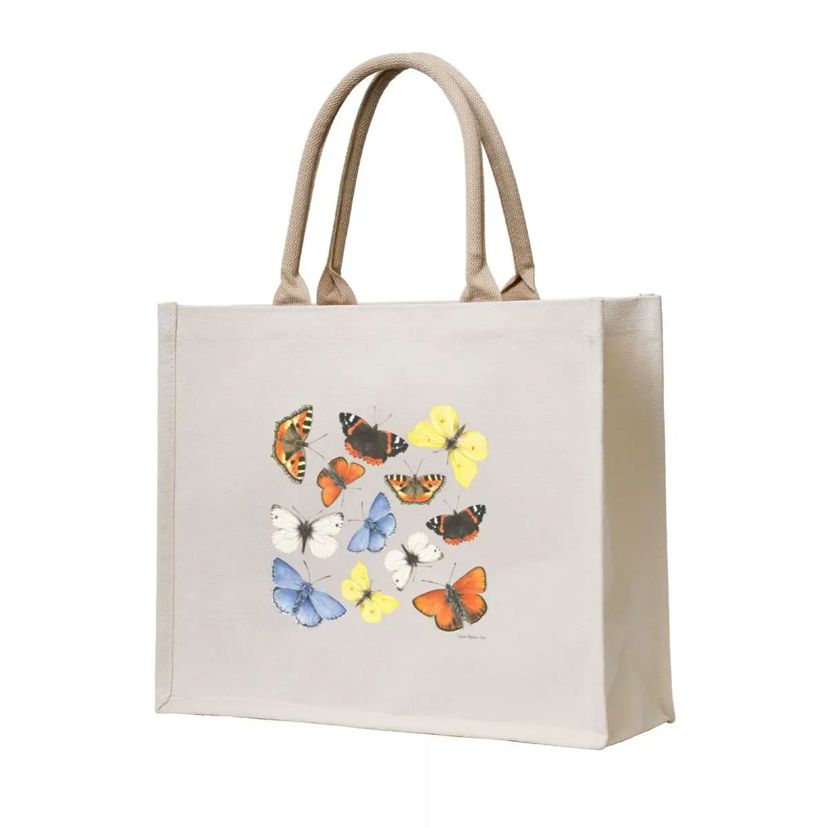 

Butterfly gathering Tote Bag bags woman 2025 female bag tote bags cloth bags Fabric bag