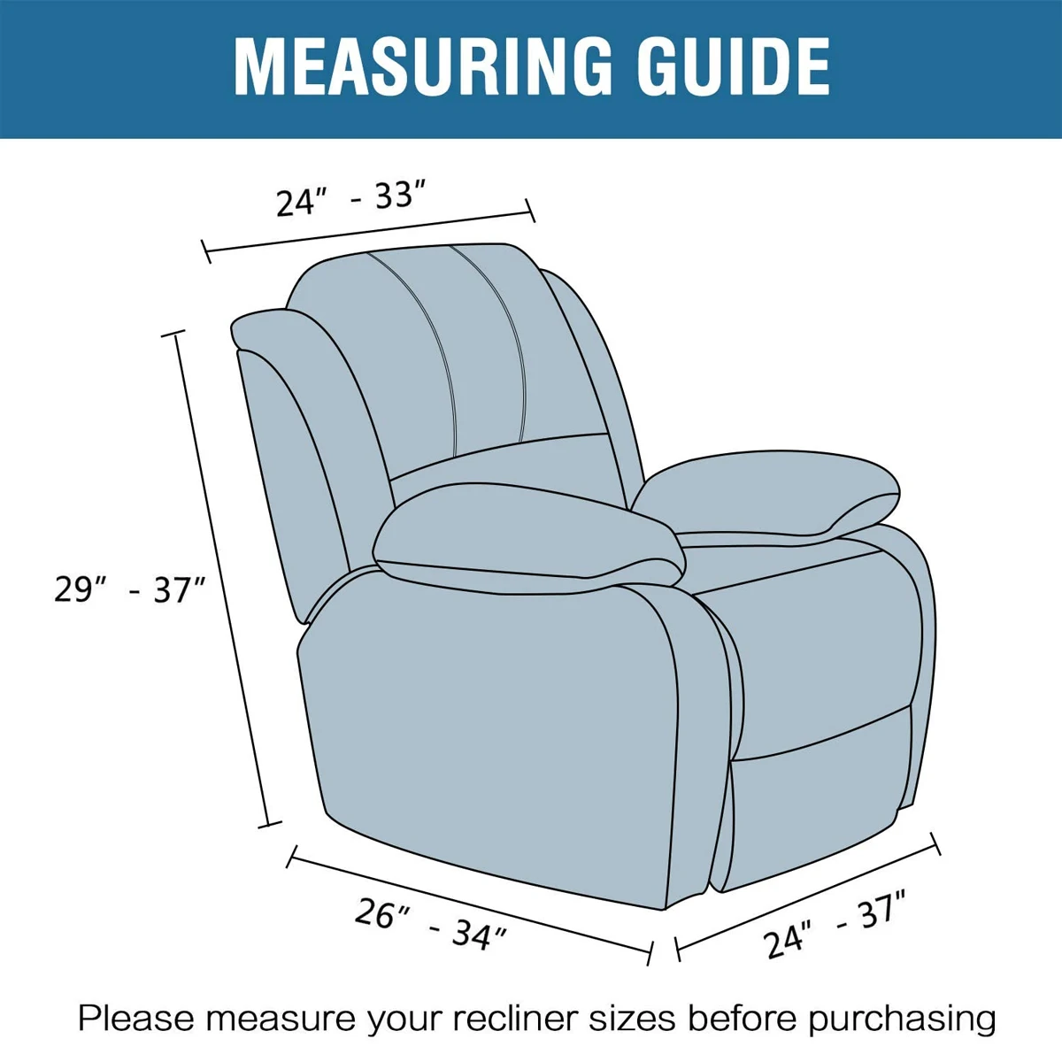 กำมะหยี่ขนแกะล้างทำความสะอาดได้ Recliner เก้าอี้ Slipcovers สุนัขแมวสัตว์เลี้ยง Single โซฟาเบาะเก้าอี้โซฟ...