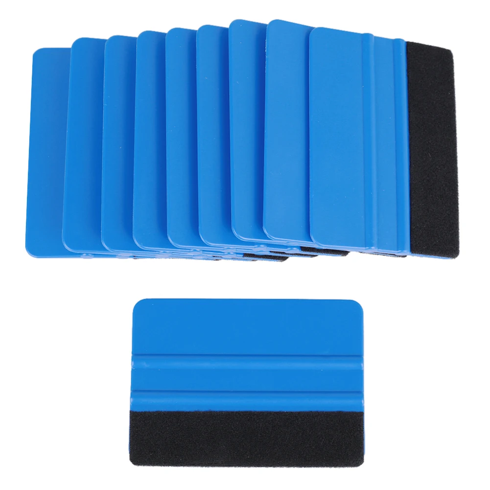 Universal High Quality Durable Blue Squeegee Felt Edge Scraper Car Decals Vinyl Wrapping & Tint Tools Wholesale Quick delivery