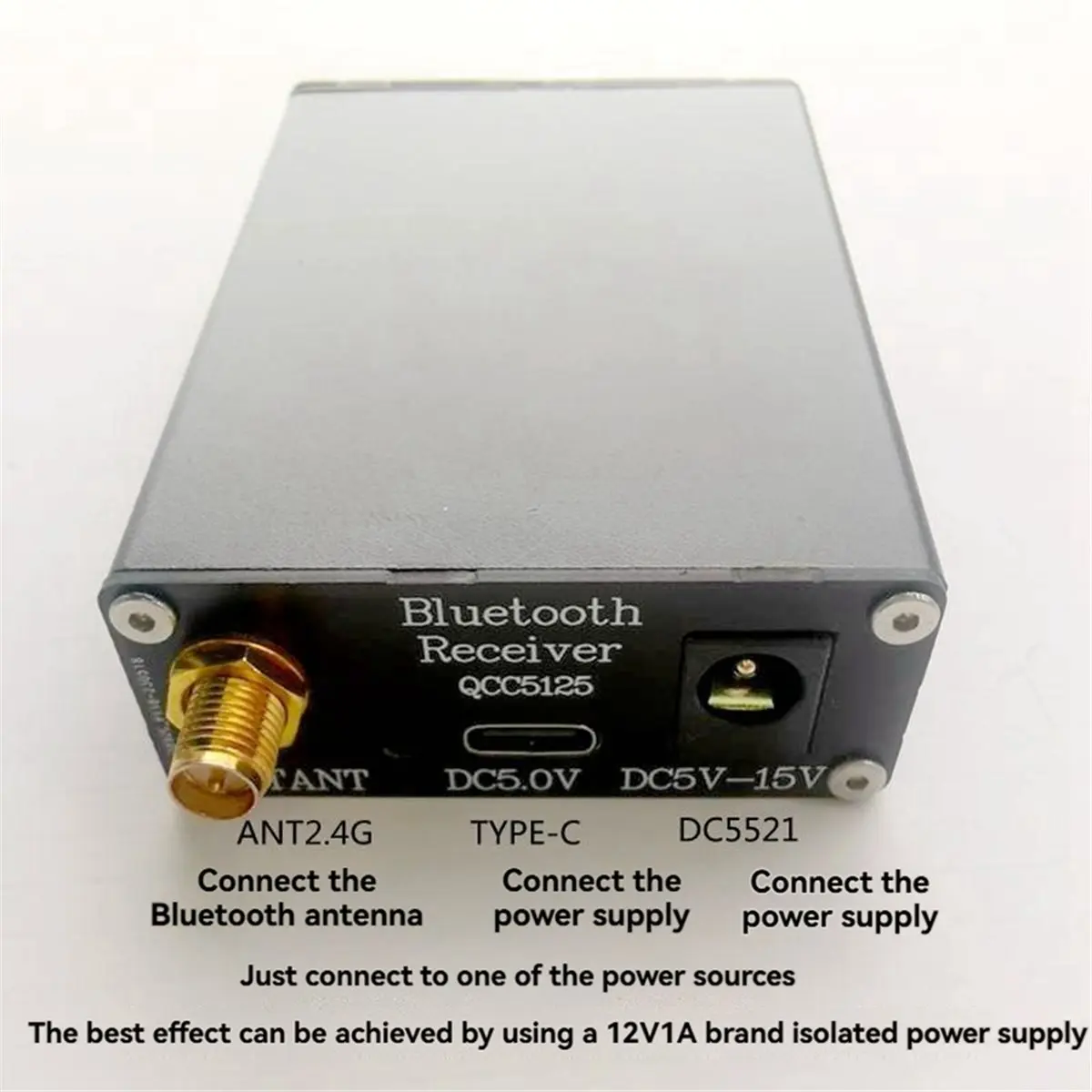 

Audiophile-Grade Lossless Bluetooth 5.1 Receiver Adapter, Professional Old Audio Modified Bluetooth Receiver QCC5125