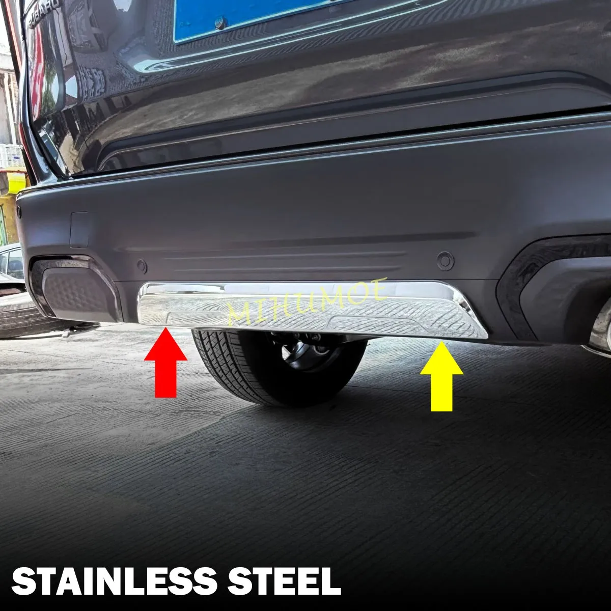 

For Subaru Forester 2025 2026 Rear Bumper Protector Guard Accessories Stainless Steel