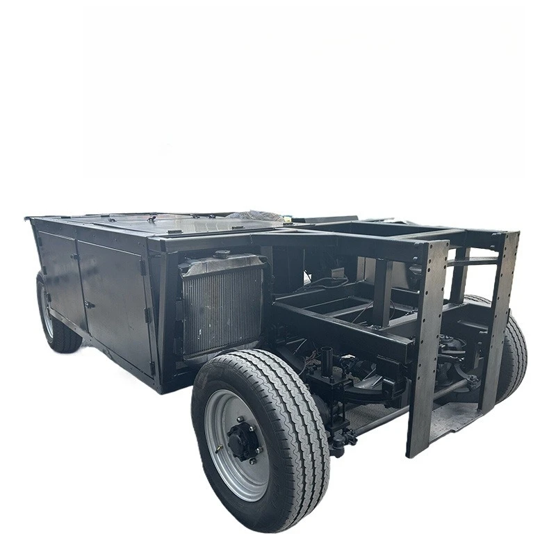 A full set of  for the chassis of fuel-driven mobile electric vehicles, four-wheel modified front and rear drive axle assemblies