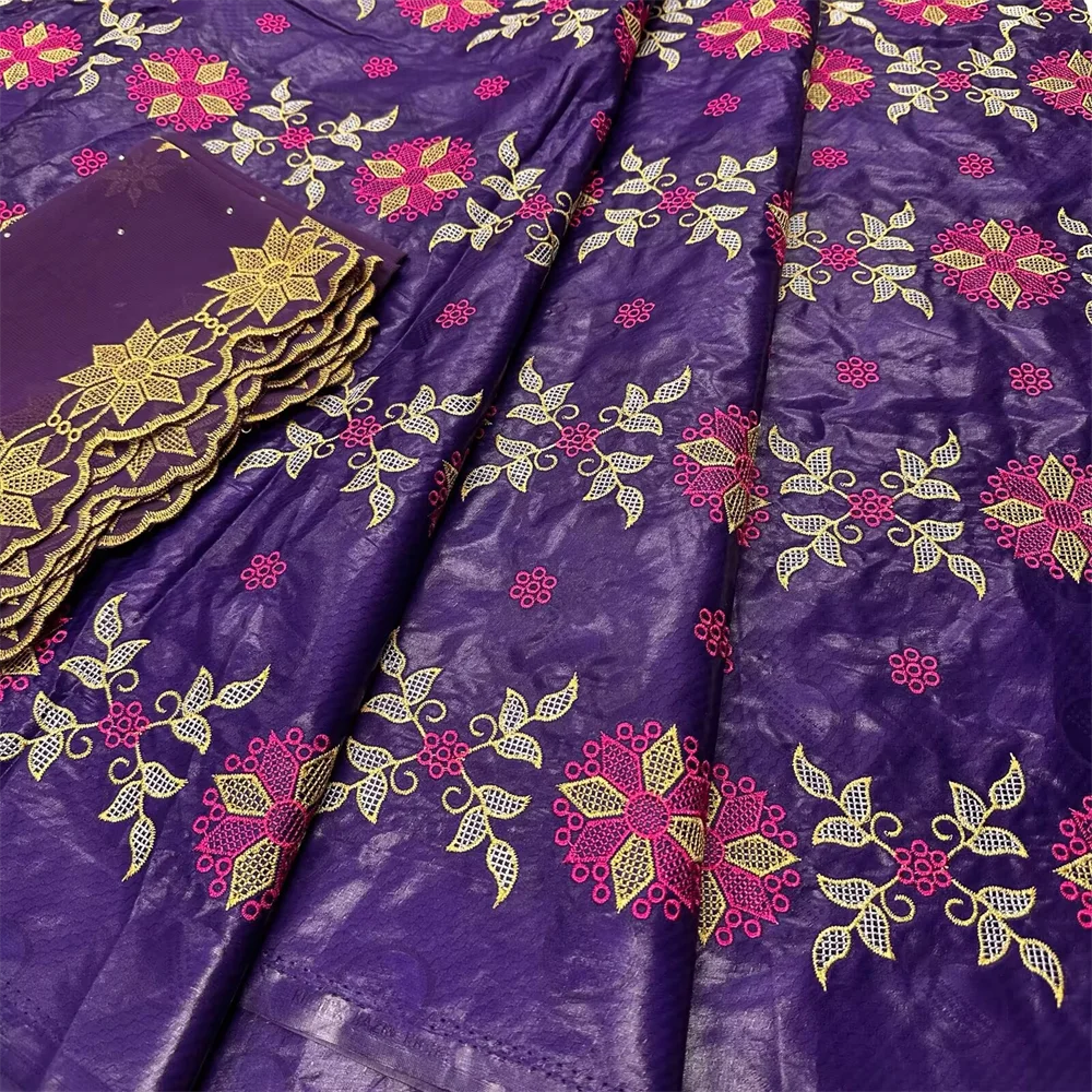 Fragrance Design Bazin Riche African Fabric Bazin Brode With Stones Bazin Riche Lace Fabrc High Quality Basin Riche 5+2 Yards BZ
