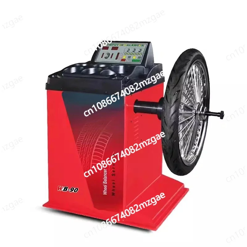 Motorcycle dynamic balancing machine, car tire dynamic balancing machine, tire testing dynamic balancing instrument WB-90