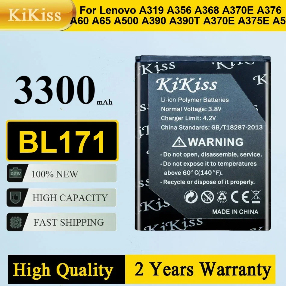 

BL171 battery for Lenovo A319 A65 A60 A500 A368 A390 A390T A356 A370E Cellphone batteries