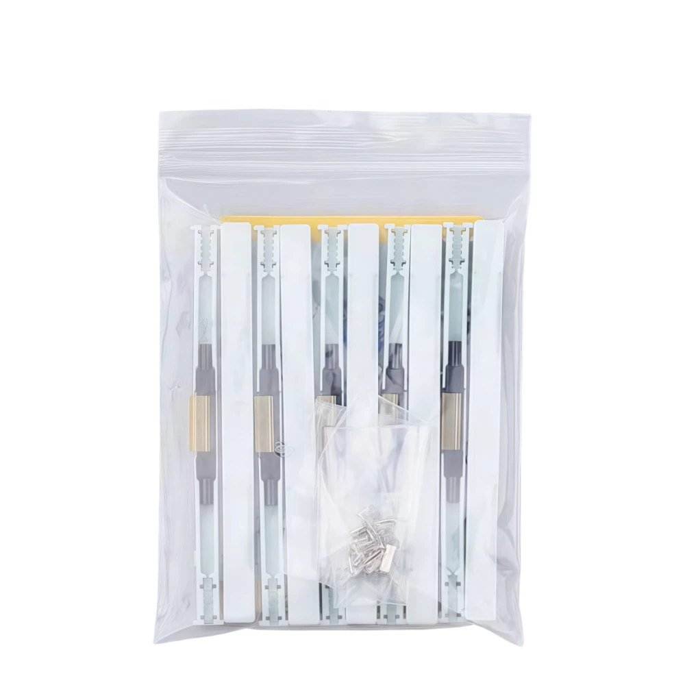 SUMMITEK L925BP Fiber Optic Mechanical Splice Drop Cable Splice Bare Fiber Cold Connector with Housing Mechanical Splice