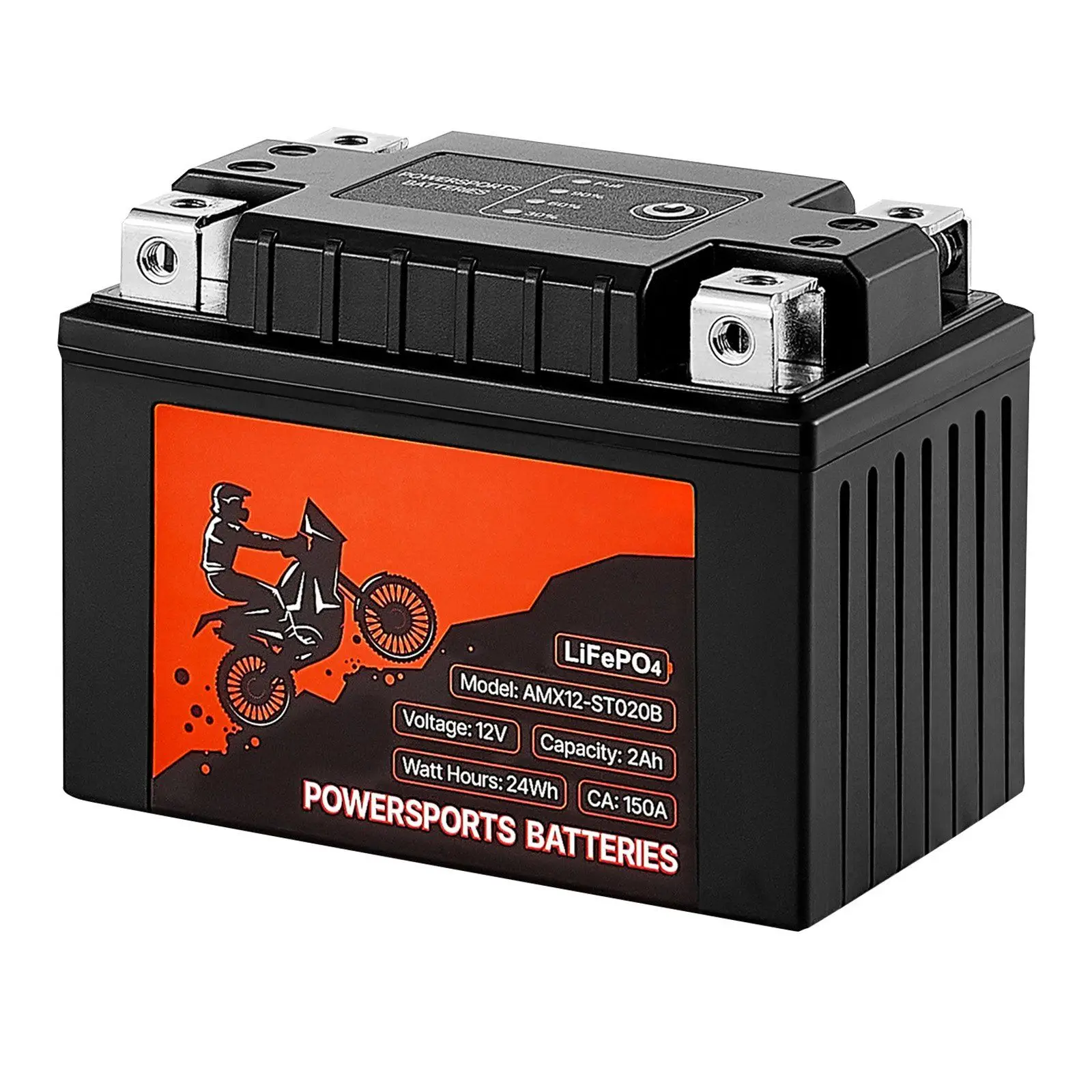 Motoraccu 12V 2Ah YTX5L-BS Hoogwaardige Powersports-accu