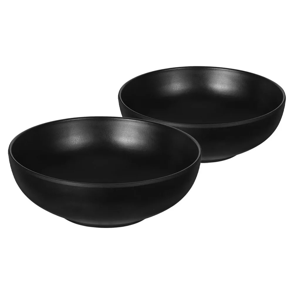 

2pcs Ramen Japanese Style Noodle Soup Salad Serving Multi-Function Reusable Kitchen Container Asian Rice Bowl Dinner Bowl Set