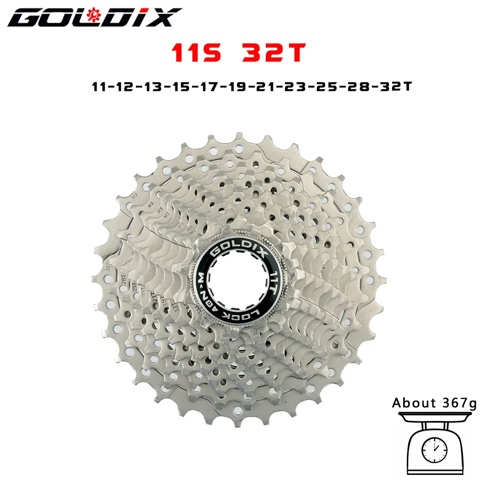 Кассета для велосипеда GOLDIX 11-36T, 9 скоростей — фото товара