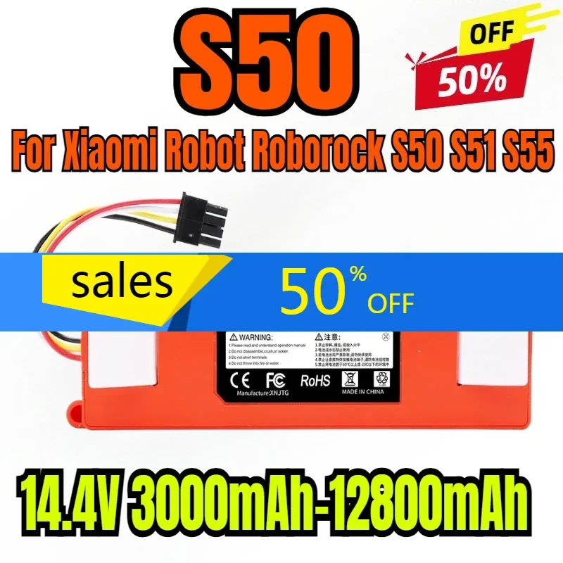 

Genuine Robotic Vacuum cleaner Replacement Battery for Xiaomi Robot Roborock S50 S51 S55 Accessory Spare Parts li-ion battery