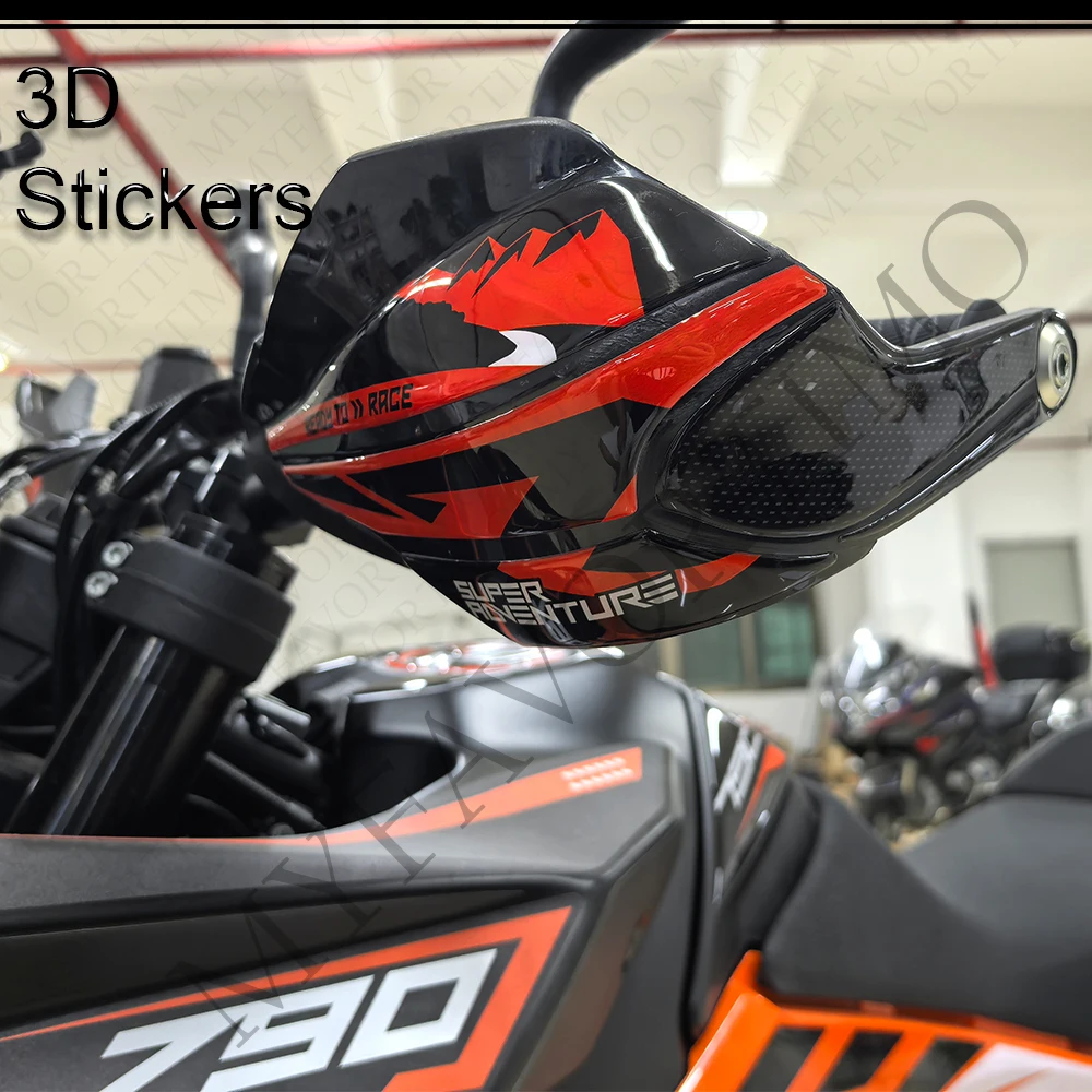 Motorcycle For  790 890 1050 1090 1190 1290 Adventure Accessories Hand Guard Handguard Handshield 3D Stickers Decals 790 890 ADV