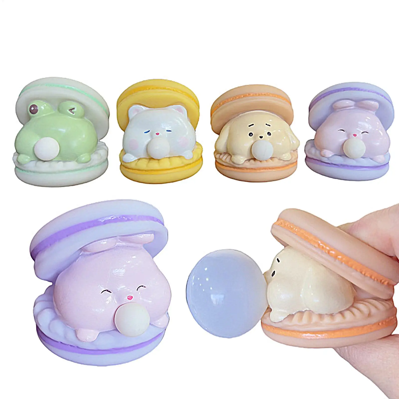 Jouets à presser doux pour enfants, anti-Stress, balles extensibles à rebond lent, sac à cadeaux, farces pour la maison de pâques