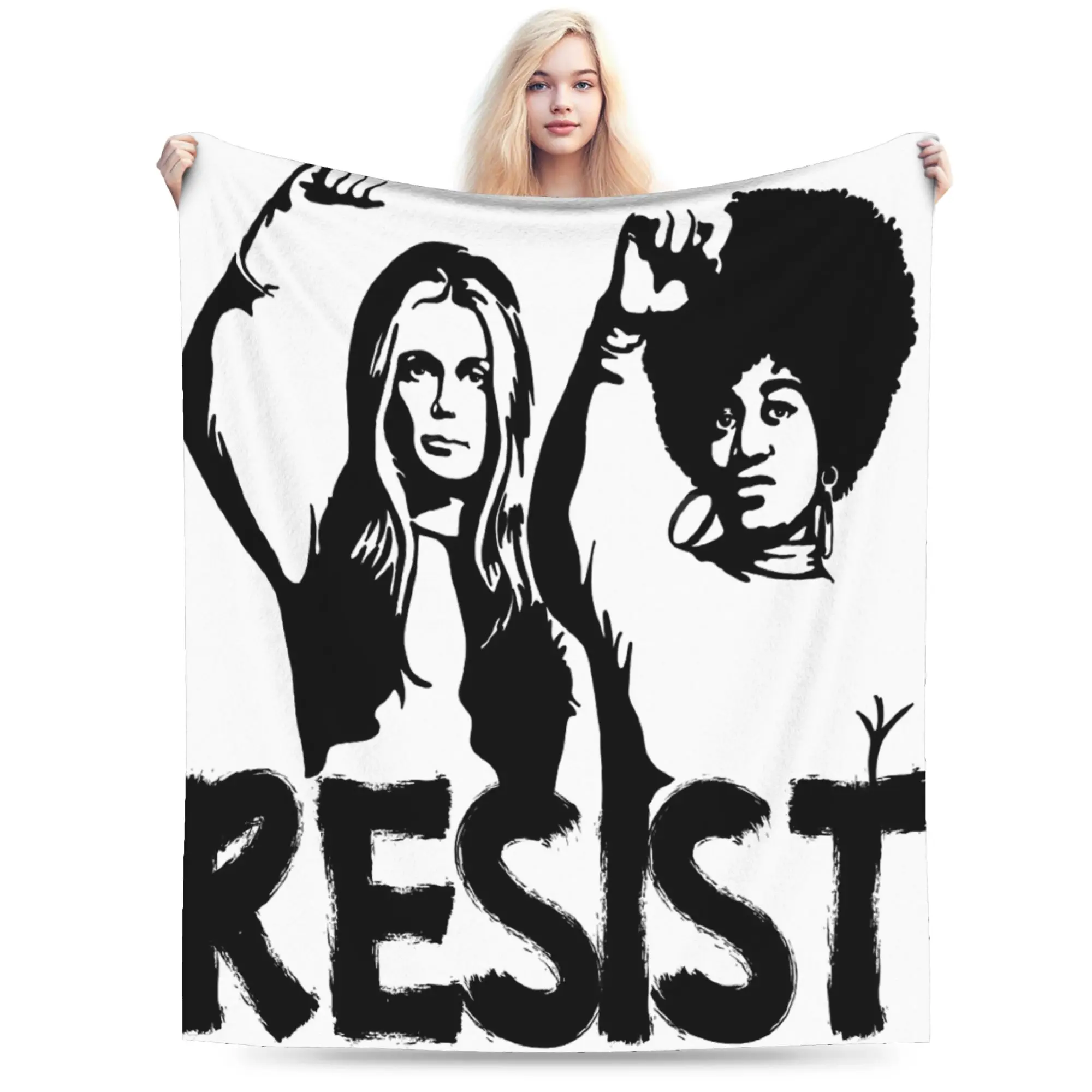 New Arrival RIP Gloria Steinem  Blanket Lightweight Thin Fleece  Comfortable Throw Blanket Machine Washable