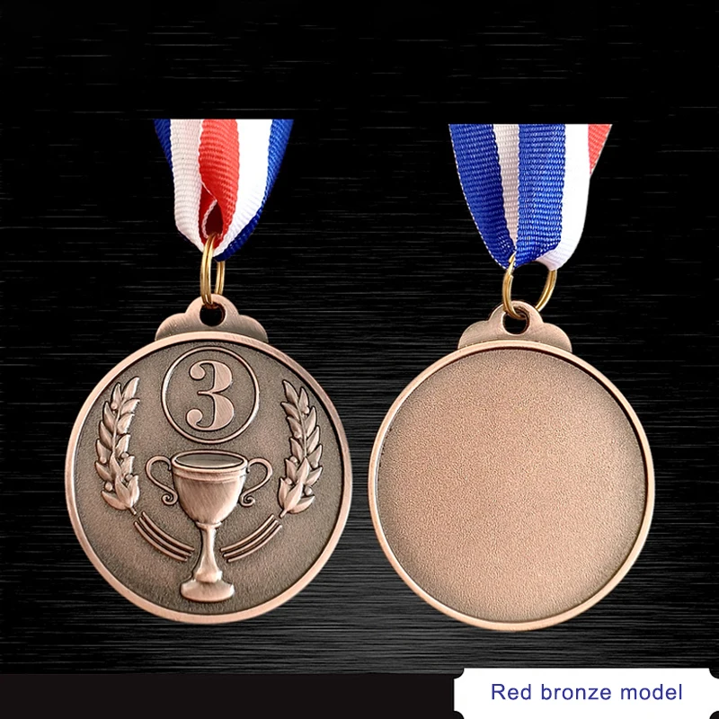 Ouro prata bronze medalha competição jogo prêmios troféu 5cm crianças esportes jogo prêmio para jogos de competição esportiva