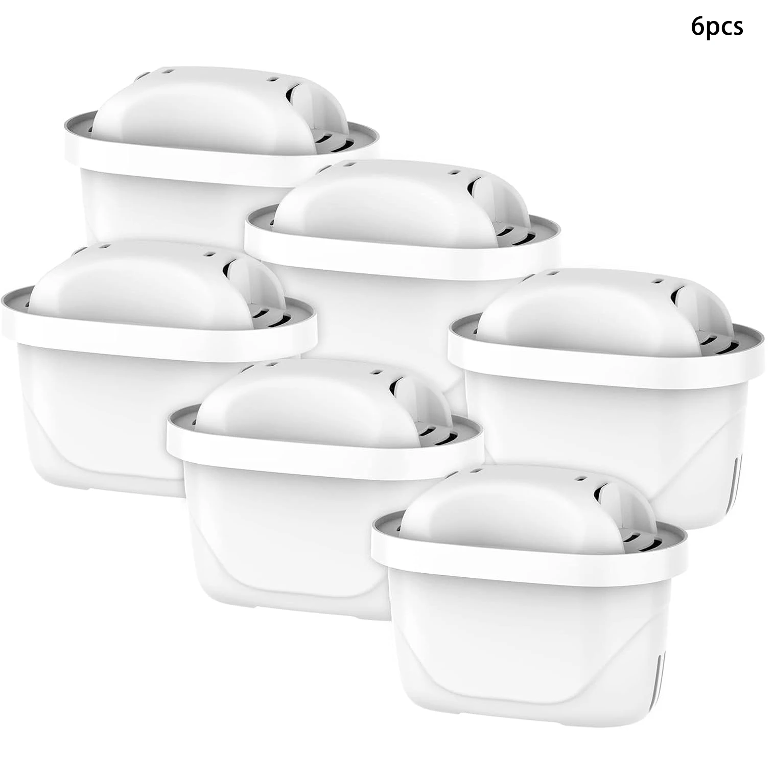 Cartouches de filtre à eau 2/4/6 pièces, compatibles avec Brita ® Maxtra+ ® Plus, Maxtra Pro ® Filtre à eau tout-en-1, Brita ® Mavea ® Maxtra+
