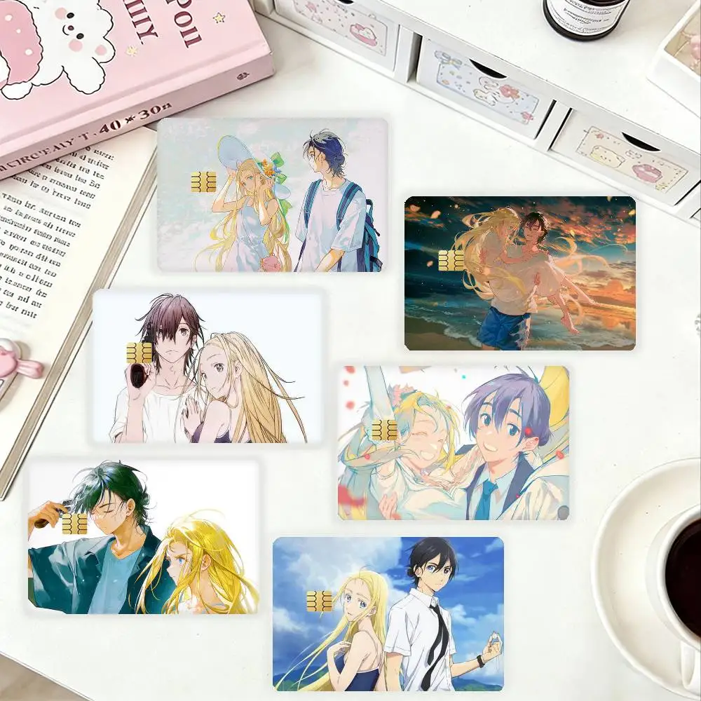 

S-Summer Time Rendering HD Waterproof Card Skins Protective Stickers for Credit Bank Game Cards