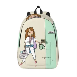 Nurse Medical Doctor No Paro De Doblar En Apuros 1 Backpack Cool High School Daypack Laptop Shoulder Bag Lightweight