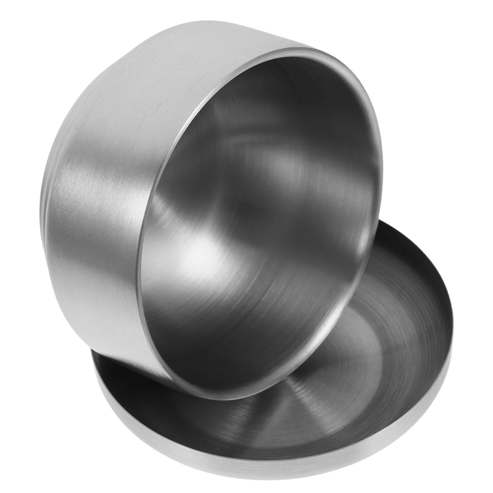 

High Quality Metal Shaving Bowl Stainless Steel Soap Lathering Cup with Cover for Men's Facial Care Reusable Small Mixing Bowl