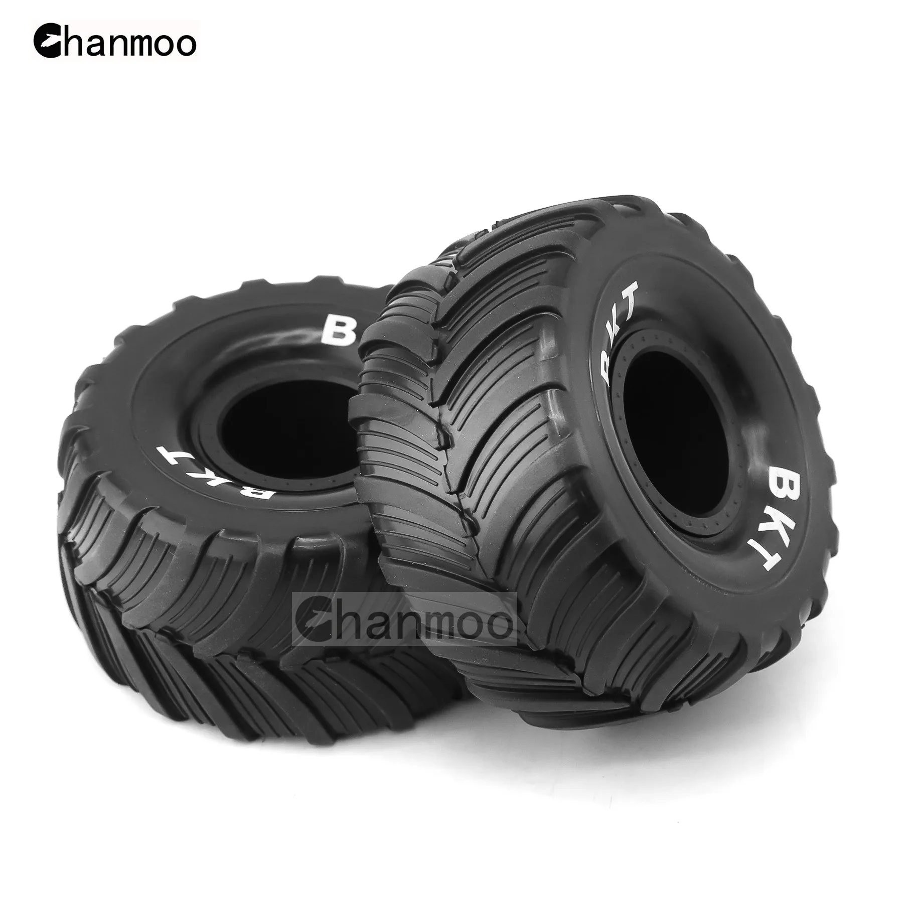 RC Monster Truck Buggy Wheels 100mm Off-road Rubber Tires 12mm Hex for 1/10 1/12 1/16 1/18 Losi Mini LMT RC Car Upgrade Parts