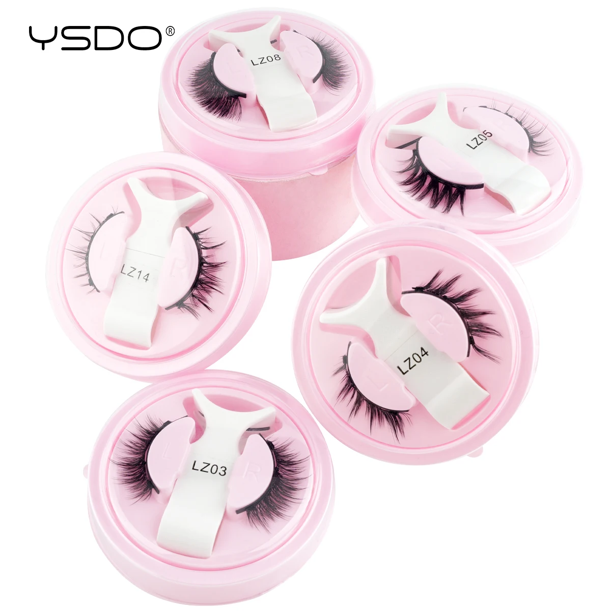 

Wholesale 5 Pairs Magnetic Eyelashes Reusable Magnetic 3D Mink lashes Long-Lasting Makeup Glue-Free False Eyelash with Tweezers