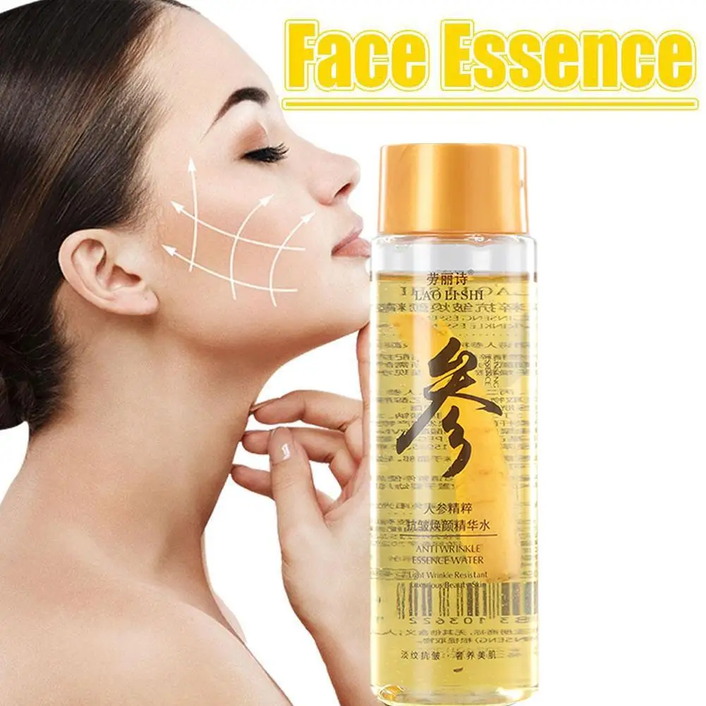 

1pcs Golden Ginseng Facial Essence Anti Wrinkle Essence Water Delicate Skin Lotion Sensitive Skin Lock Water Wrinkle Removal