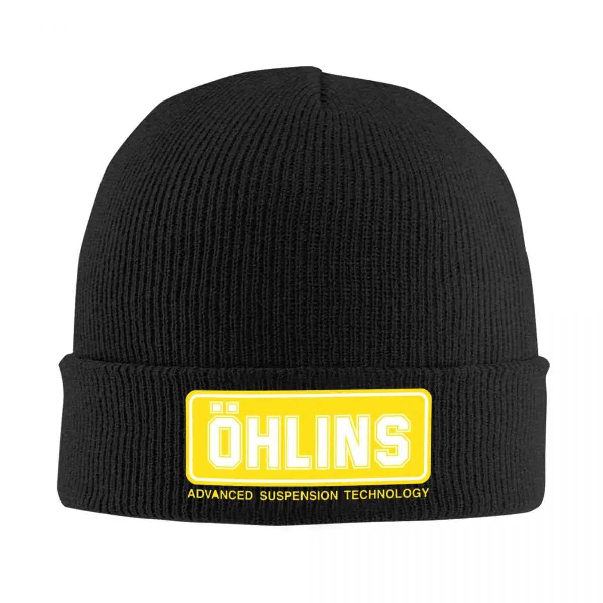 Ohlins Warm Knitted Cap Hip Hop Bonnet Hat Autumn Winter Outdoor Beanies Hats for Men Women Adult