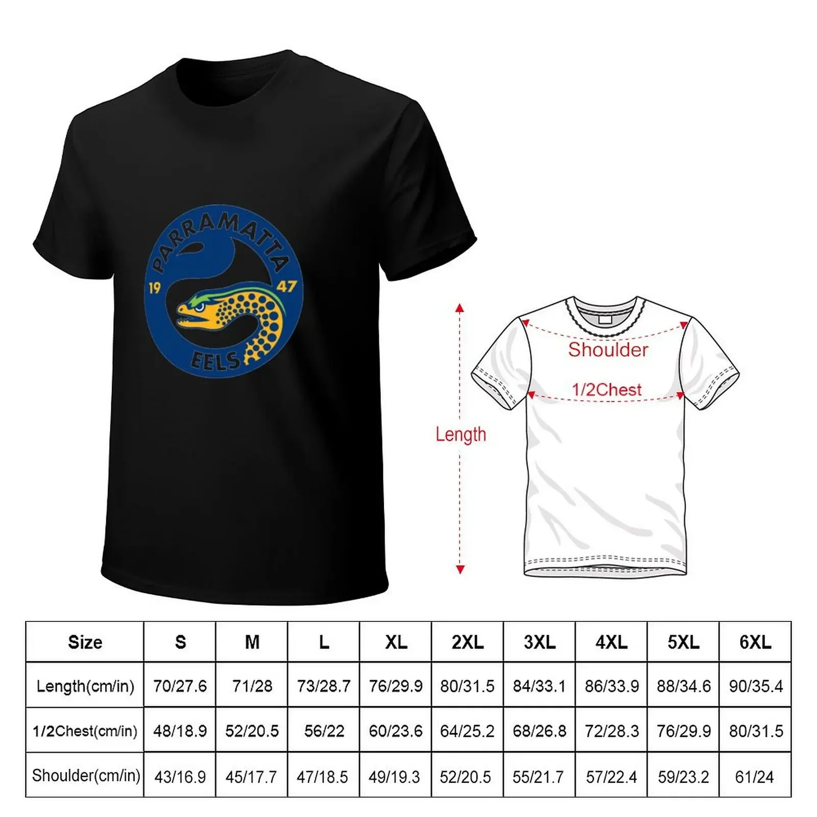 Parramatta Eels T-Shirt graphic shirts plus sizes plus size clothes graphics big and tall t shirts for men