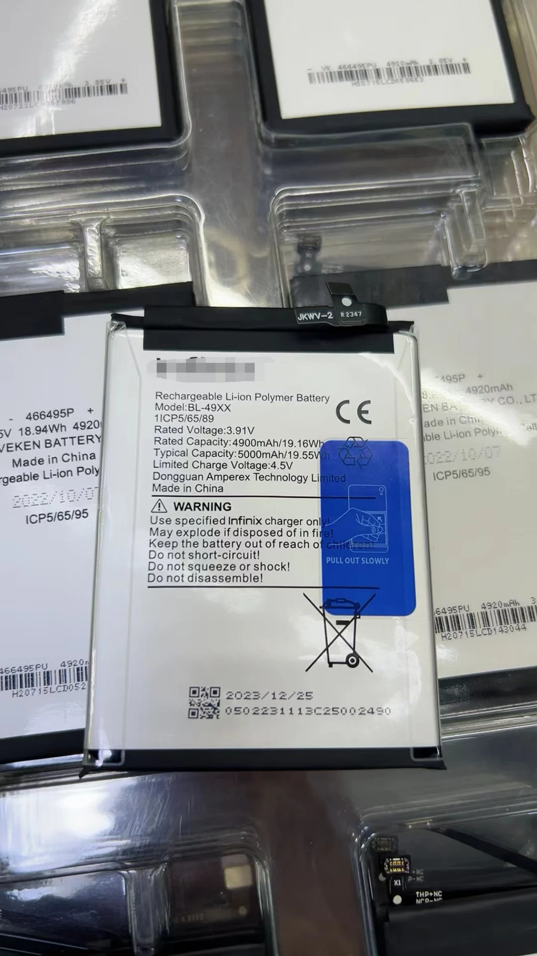 

Original Battery 5000mAh BL-49XX For Infinix BL-49XX Mobile Phone Batteries