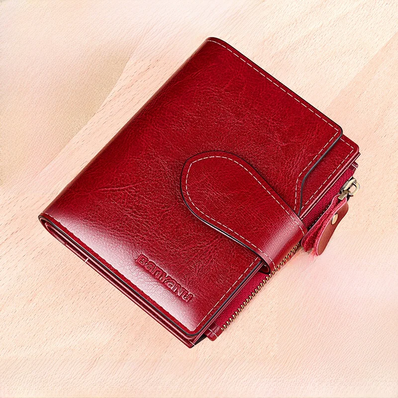 leather-wallet-short-size-for-women-three-styles-vintage-style-large-capacity-card-holder-integrated-fashionable-ladies-wallet