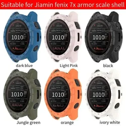 TPU Case for Garmin Fenix 7X Pro 6X 5X Tactix 7 Pro Fenix 7 6 5 Enduro 2 Soft Silicone Transparent Case for Garmin Tactix 7