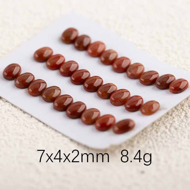 27PCS America Wood Fossil  Round Flatback Cabochon High Quality Polished Gemstone Beads Jewelry DIY 7x4x2mm 8.4g