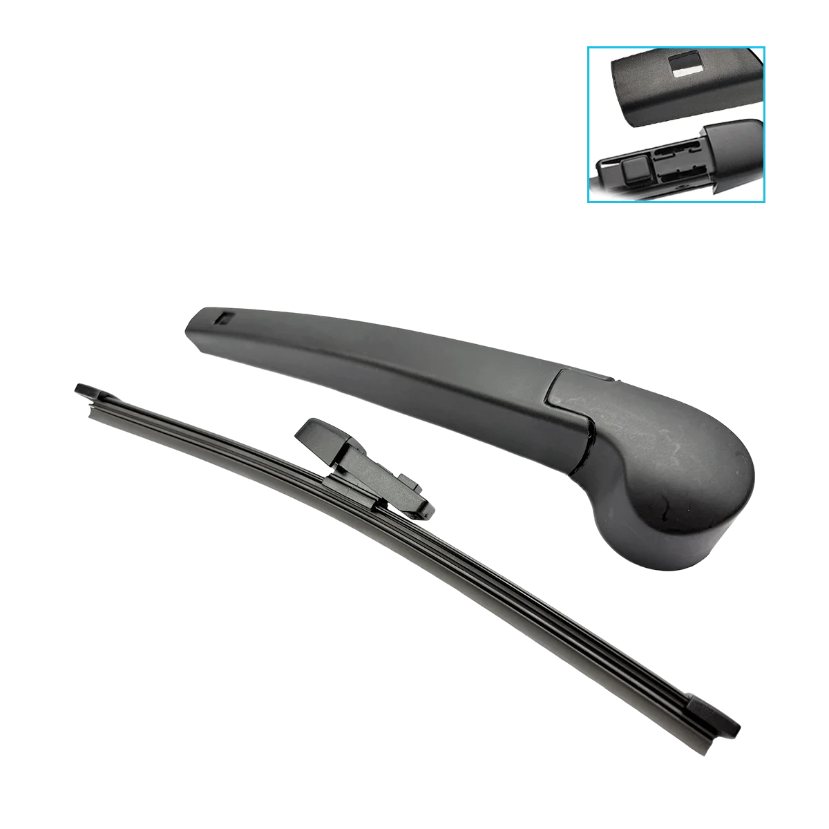 1/2PCS Rear Wiper Blade Wiper Arm For Volkswagen UP 2009--2016 Windshield Windscreen Clean Tailgate Window Car Rain Brush