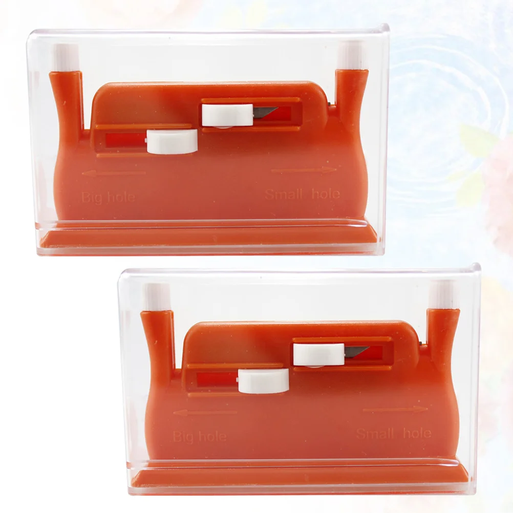 

2Pcs Safe to Use Needle-Threader Mini and Fashion Size Threading Device for Elderly People Red Threading Tool Sewing Supplies