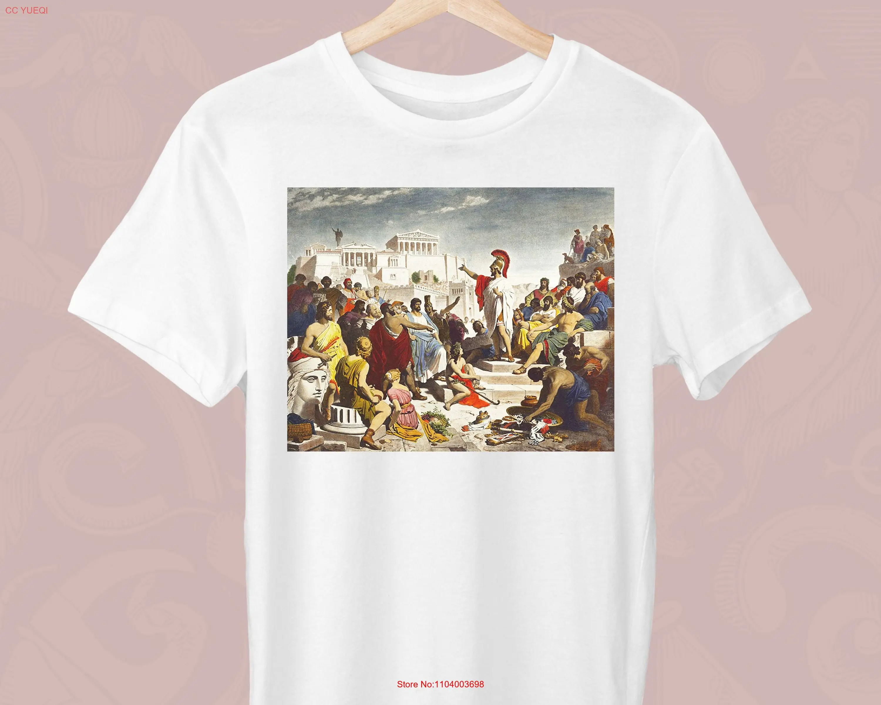 Pericles' Funeral Oration Philipp Foltz T Shirt Greek Pericles for a Trendy Stylish long or short sleeves