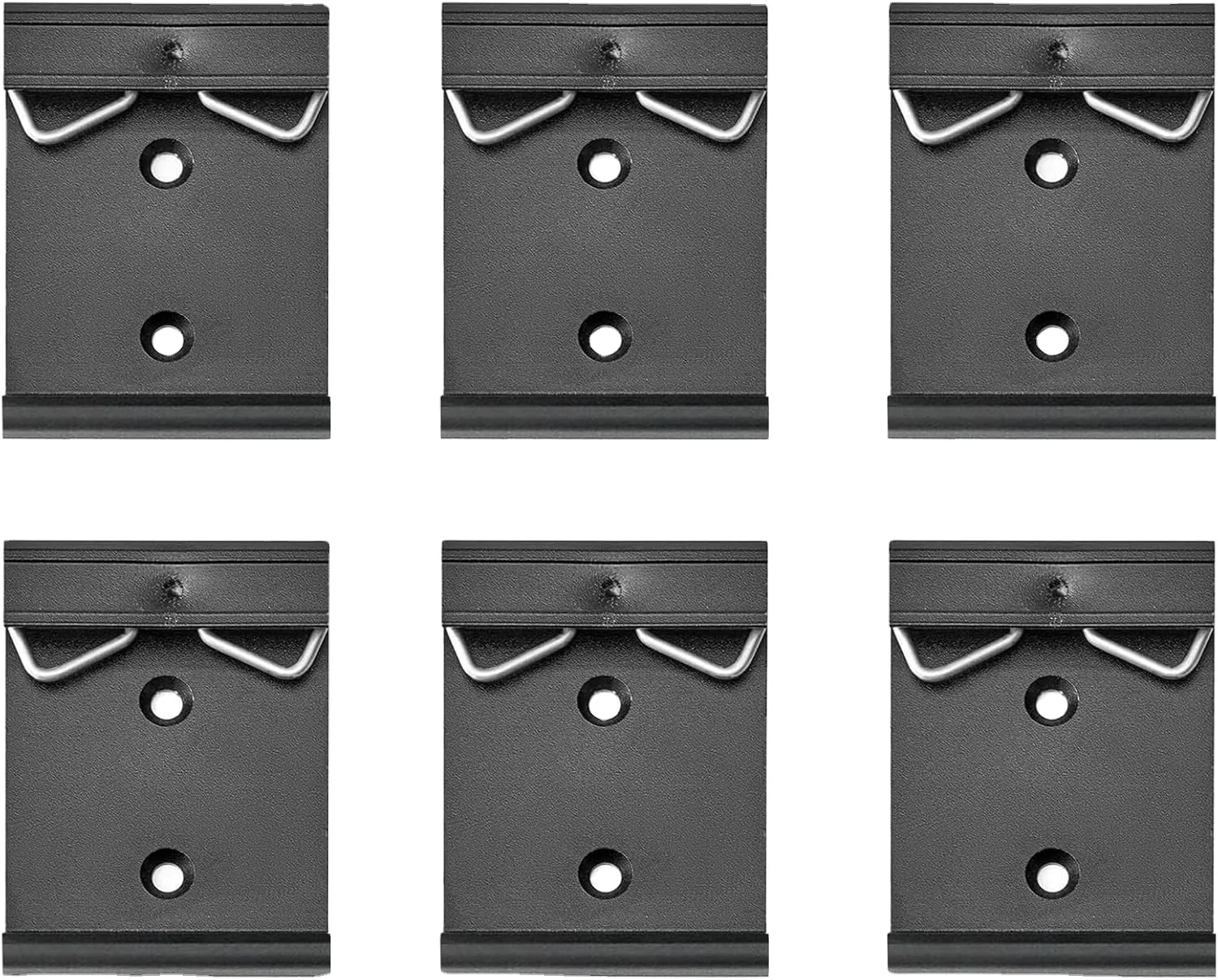 20PCS 1.69 Inch Width Din Rail Mount Bracket Fixed On 35mm Universal DIN Rail Firmly Aluminum Alloy Din Rail Mount Clip For PoE
