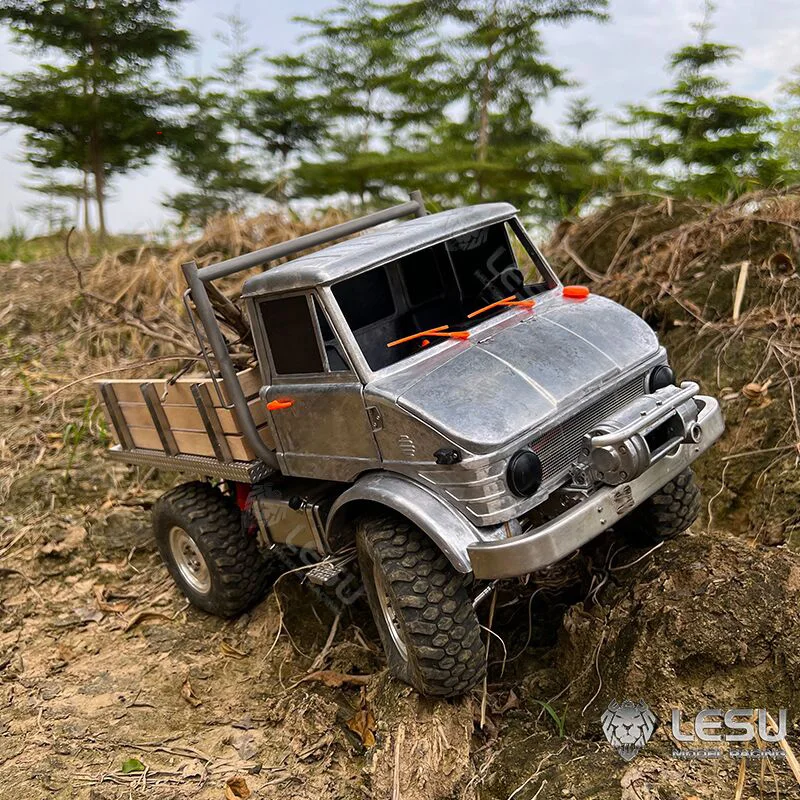 

LESU 1/10 RC Off-Road Vehicles Full Metal Model Clawler Cars for 4X4 Truck U406 Remote Control Car Toys Gift Th21229