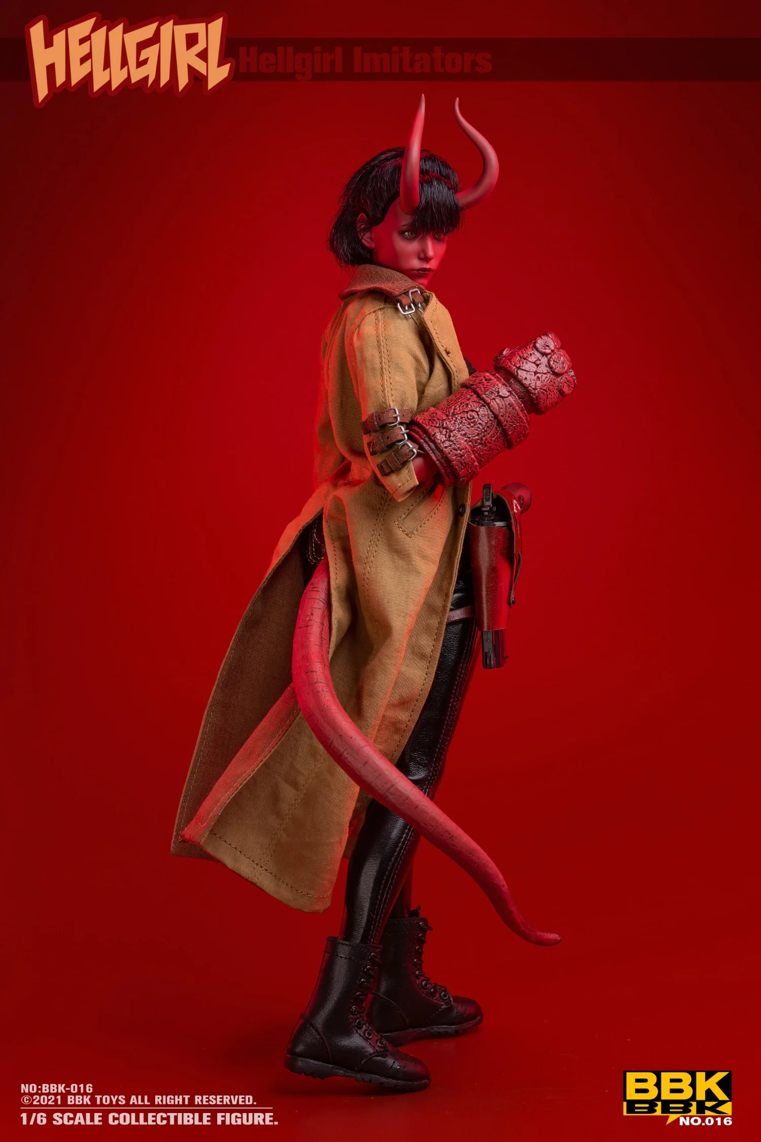 For Sale 1/6 Hellgirl Imitator BBK016 Figure Action Soldier Model Toy in Stock for Collection