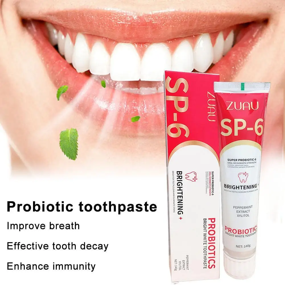 

Probiotic Toothpaste Teeth Whitening Enzyme Remove Plaque Stains Oral Hygiene Cleaning Dental Tools Fresh Breath Beauty Health