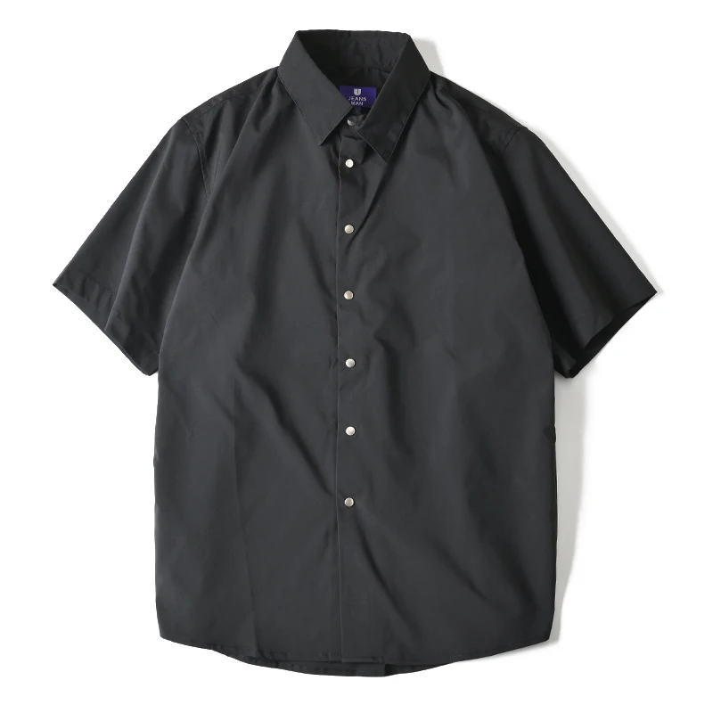 

Qui Dry ort Sve Мужская деловая повседневная одежда для улицы, функциональная, однотонная, свободная посадка, молодежная, летняя, модная