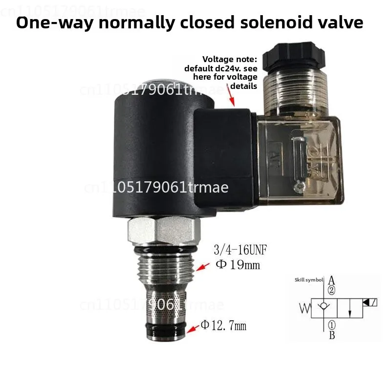 Hydraulic Solenoid Valve LSV2-08-2NCP One-Way Normally Closed Pressure Maintaining Valve SV08-20 Hydraulic Pressure Relief Valve